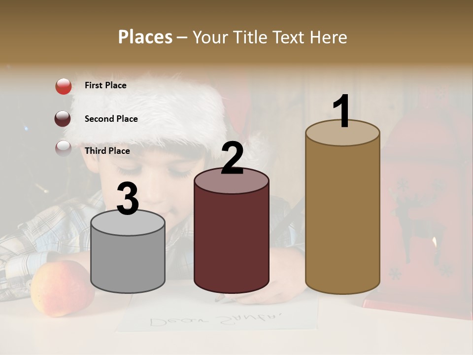 Wood Waiting Bauble PowerPoint Template