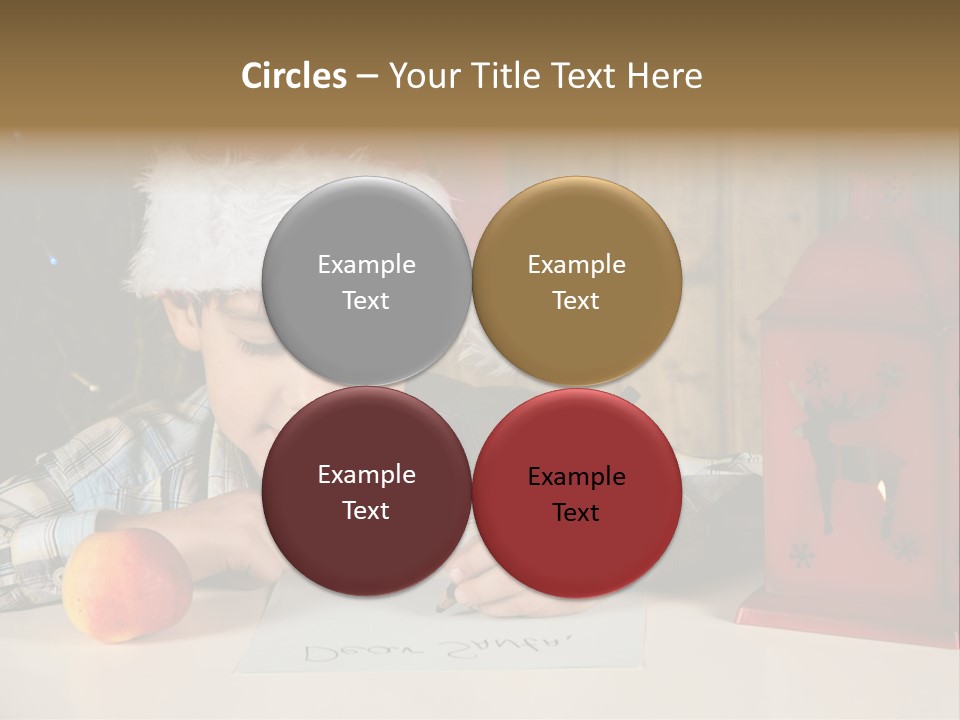 Wood Waiting Bauble PowerPoint Template