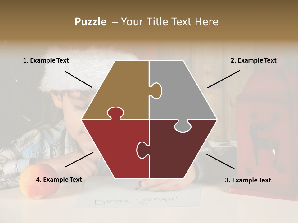 Wood Waiting Bauble PowerPoint Template