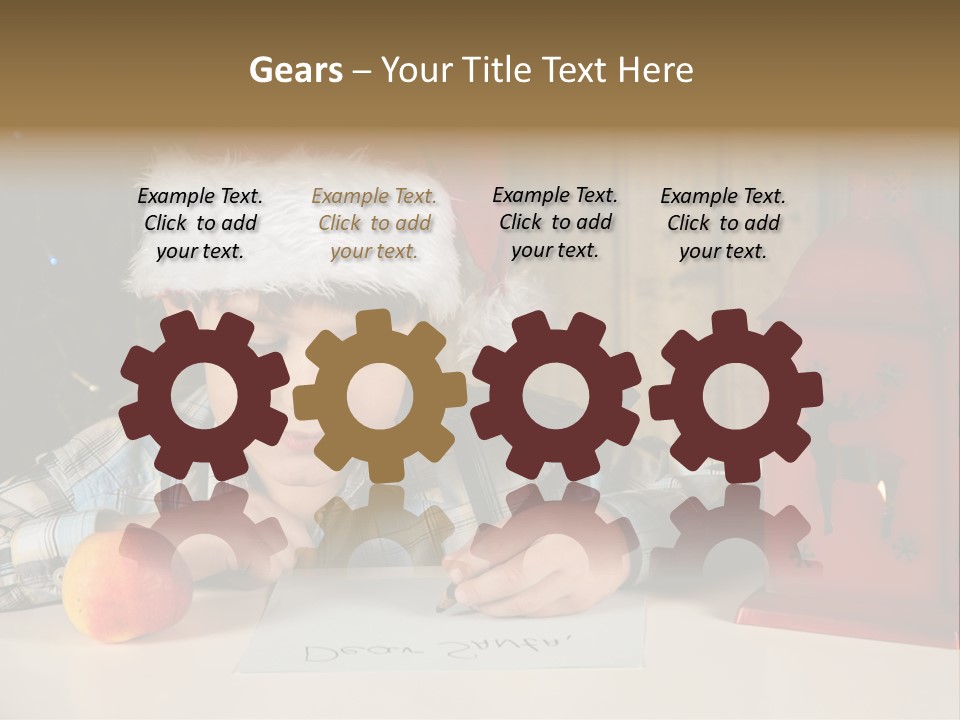 Wood Waiting Bauble PowerPoint Template