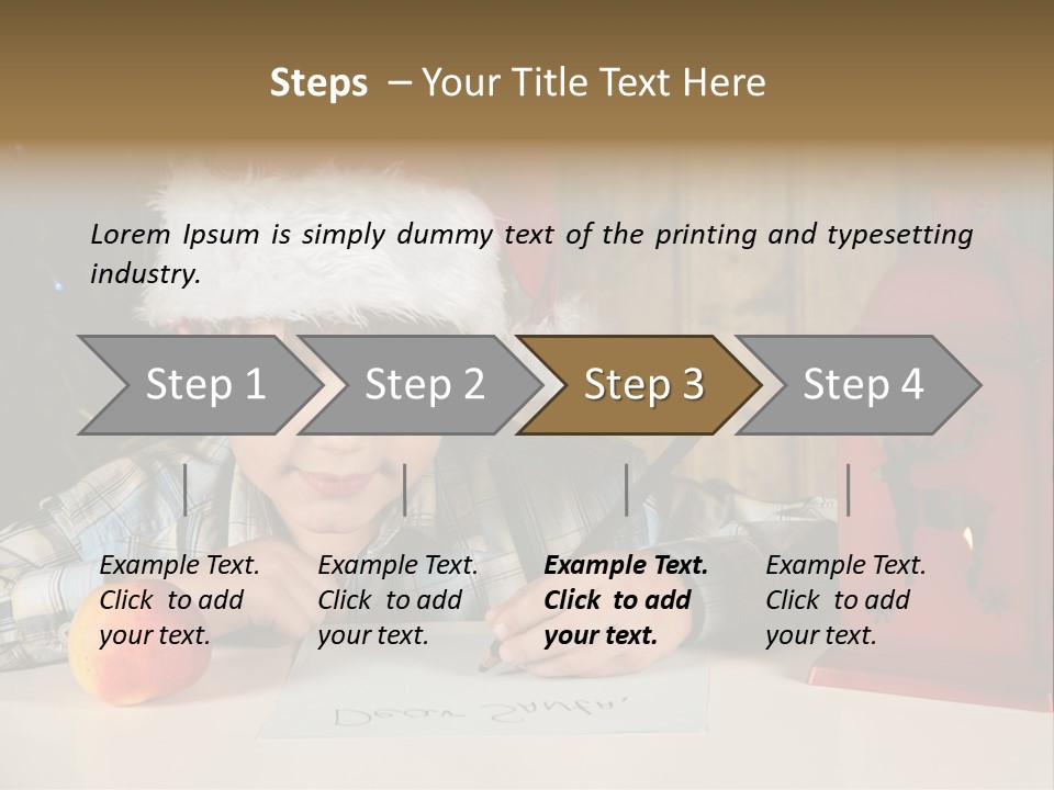 Wood Waiting Bauble PowerPoint Template