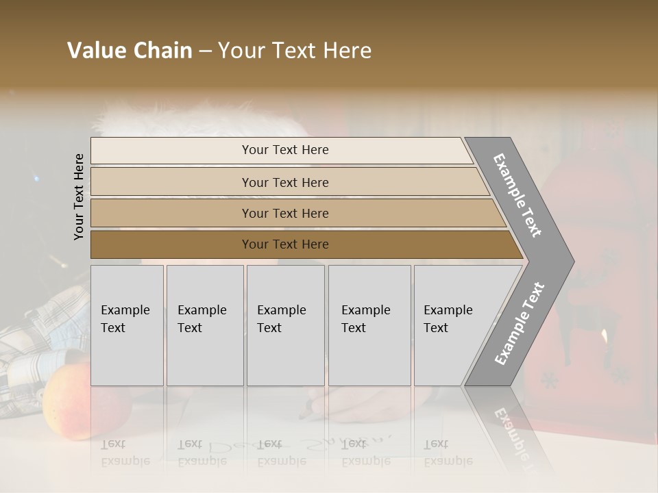 Wood Waiting Bauble PowerPoint Template