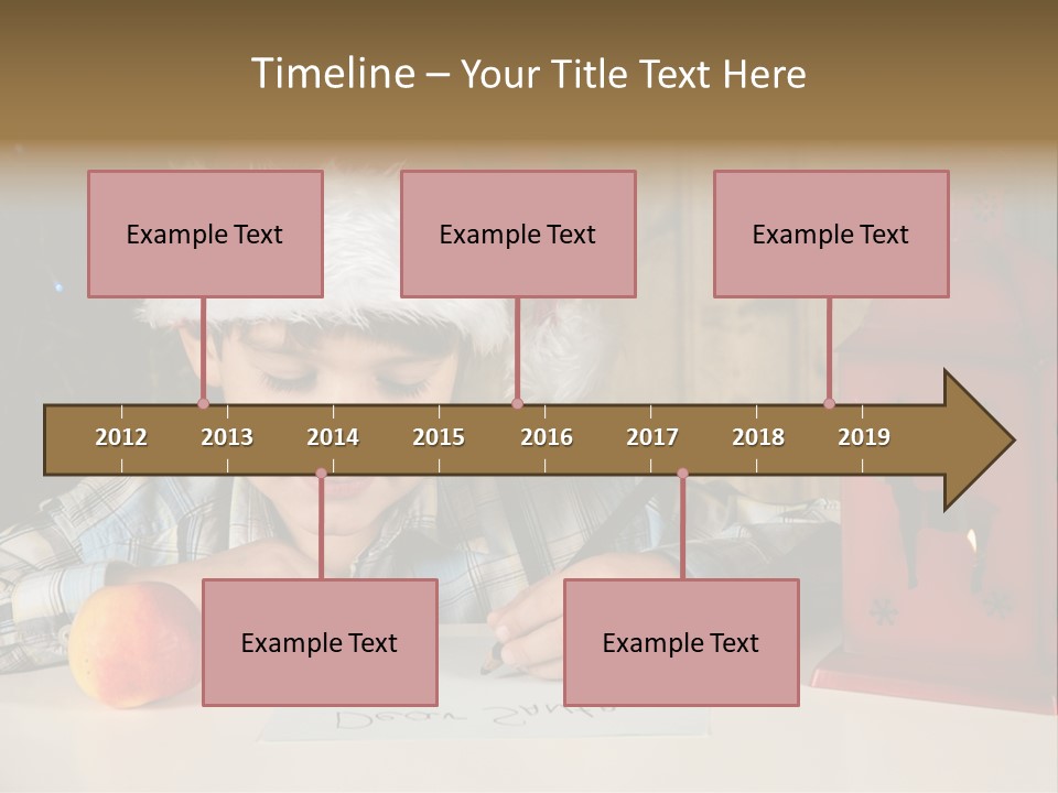 Wood Waiting Bauble PowerPoint Template