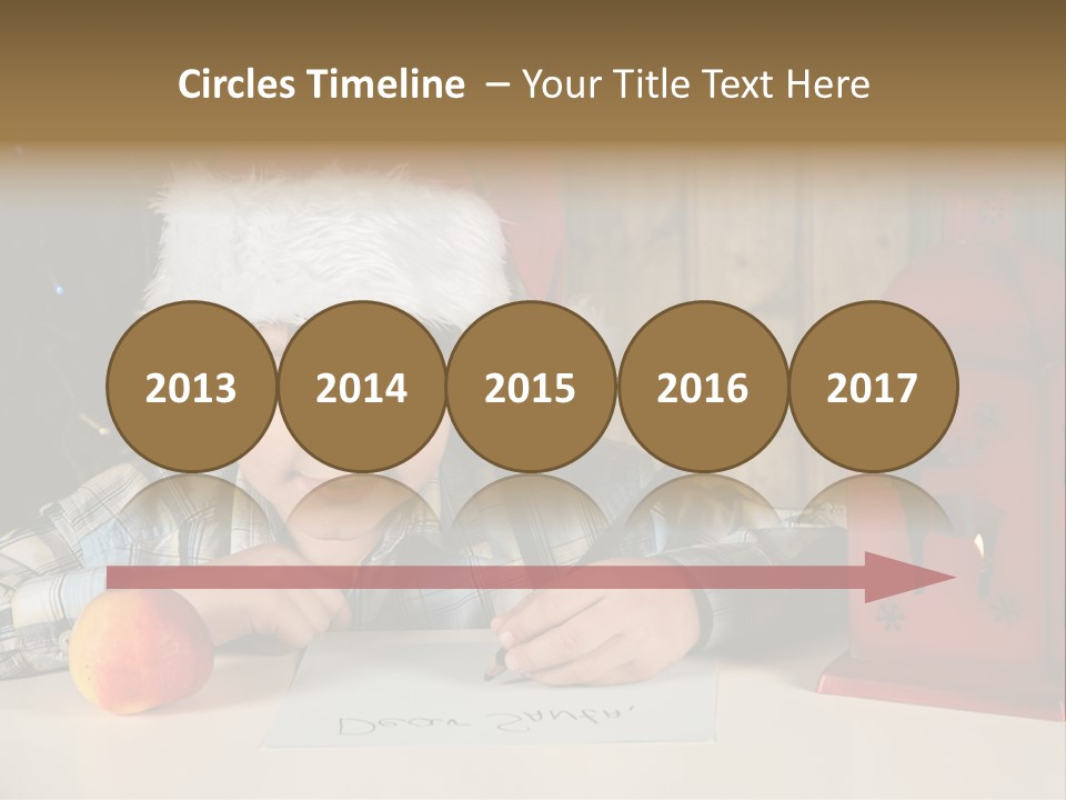 Wood Waiting Bauble PowerPoint Template