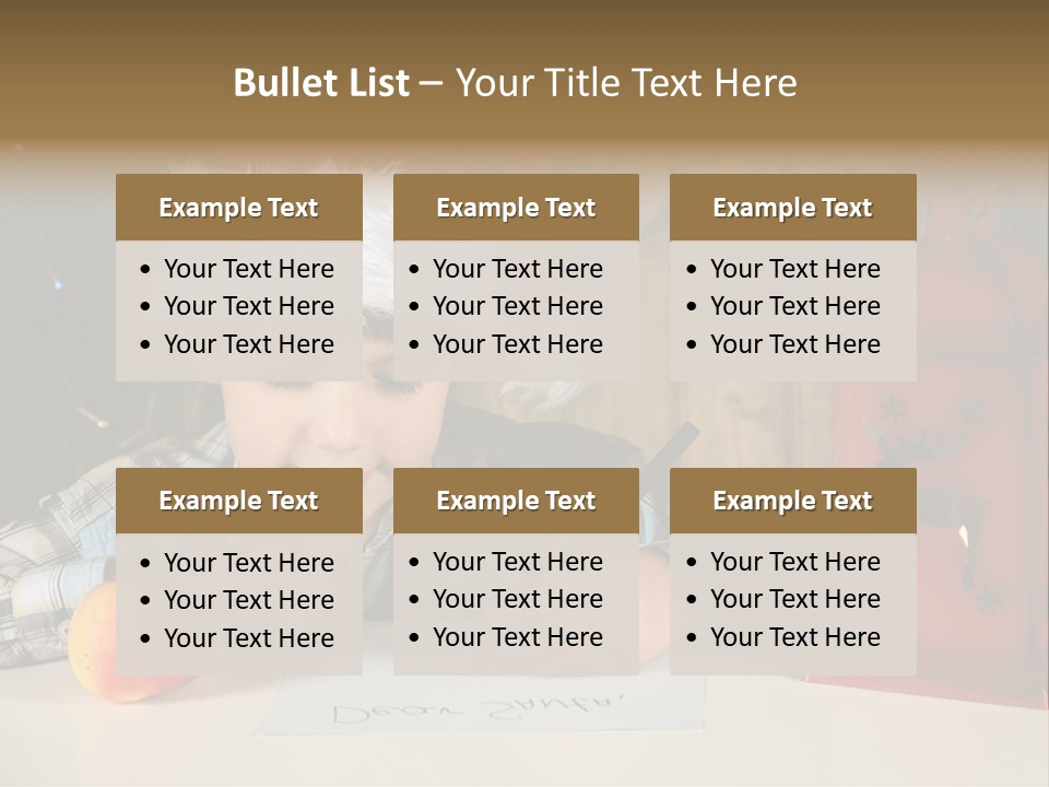 Wood Waiting Bauble PowerPoint Template