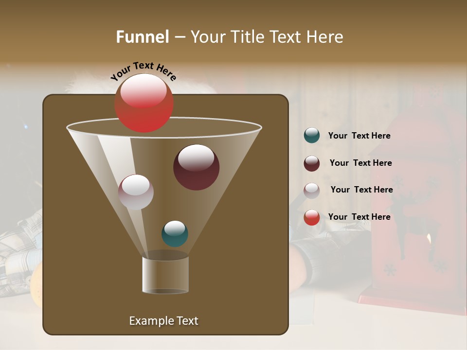 Wood Waiting Bauble PowerPoint Template