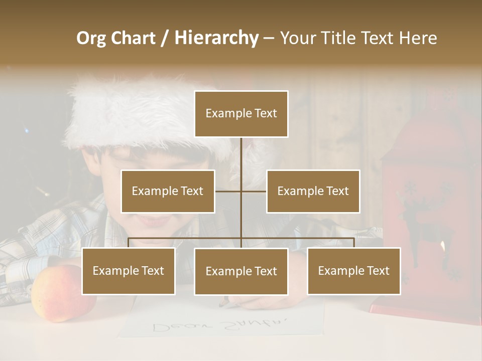 Wood Waiting Bauble PowerPoint Template