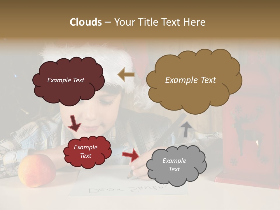 Wood Waiting Bauble PowerPoint Template