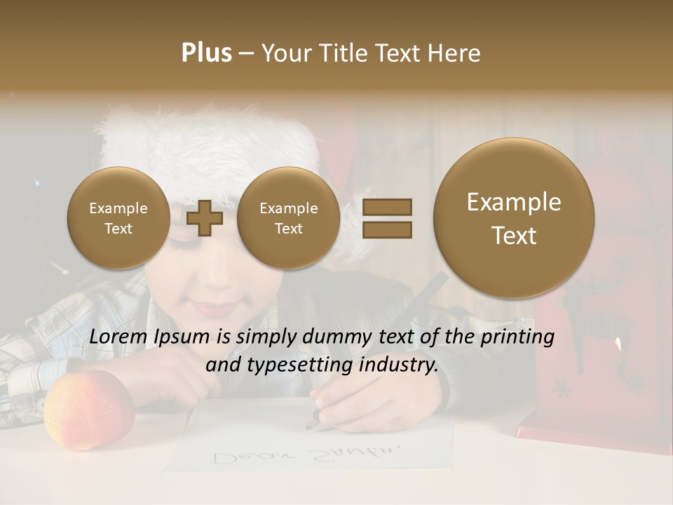 Wood Waiting Bauble PowerPoint Template