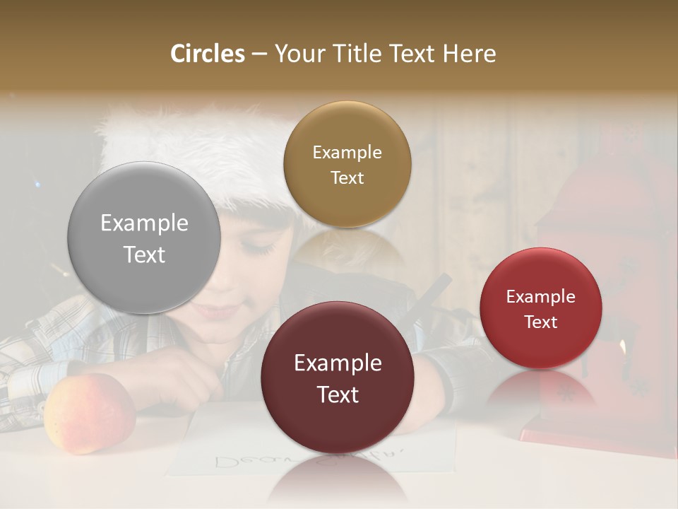 Wood Waiting Bauble PowerPoint Template