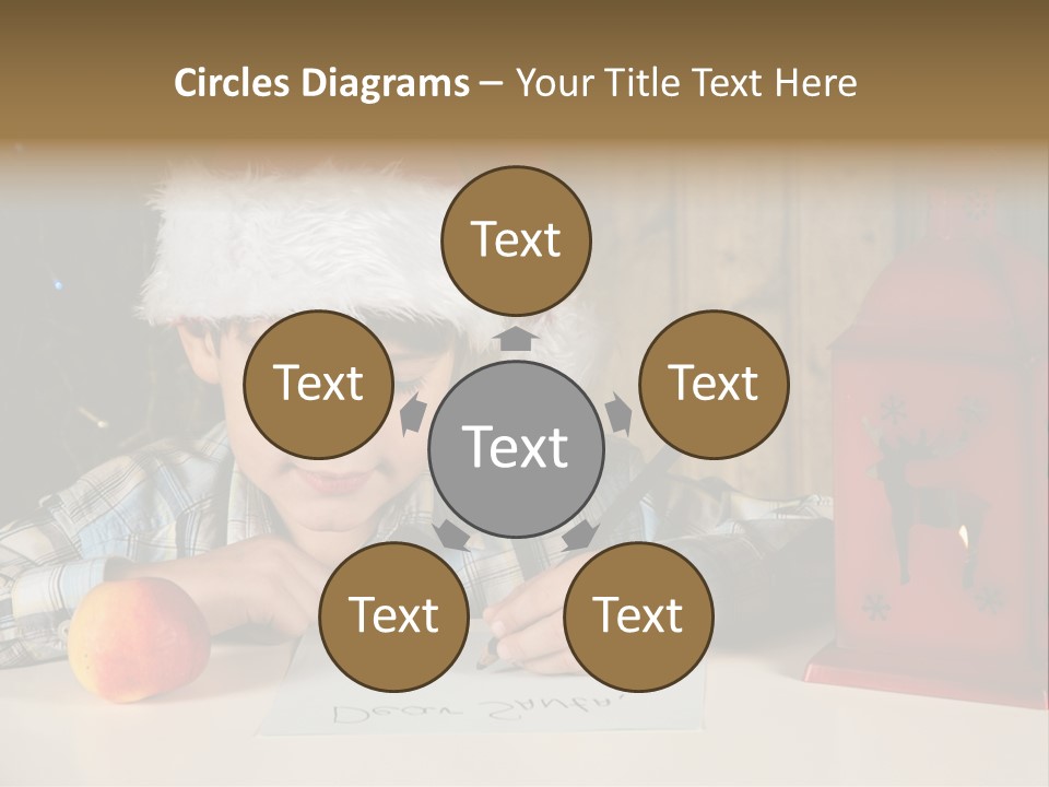 Wood Waiting Bauble PowerPoint Template