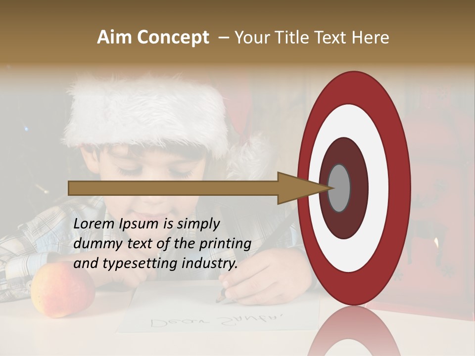 Wood Waiting Bauble PowerPoint Template