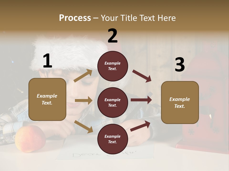 Wood Waiting Bauble PowerPoint Template