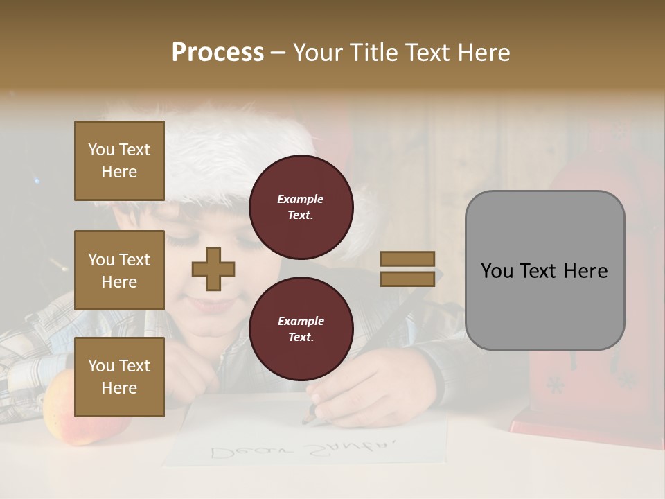 Wood Waiting Bauble PowerPoint Template