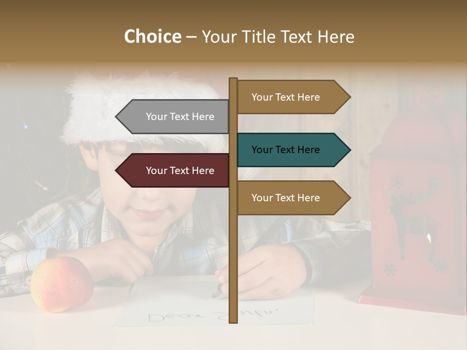 Wood Waiting Bauble PowerPoint Template