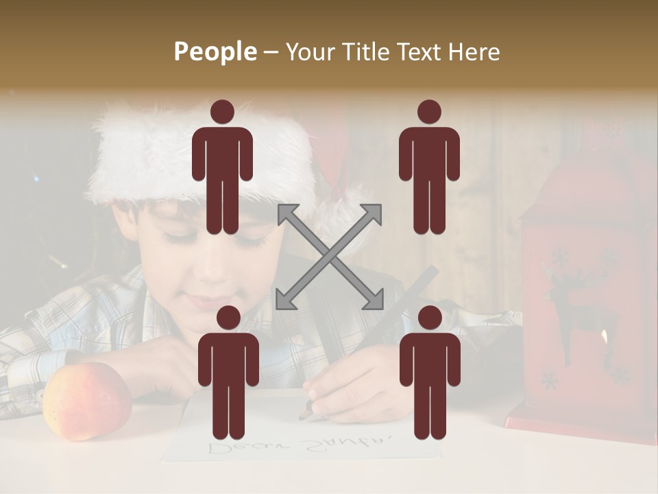 Wood Waiting Bauble PowerPoint Template