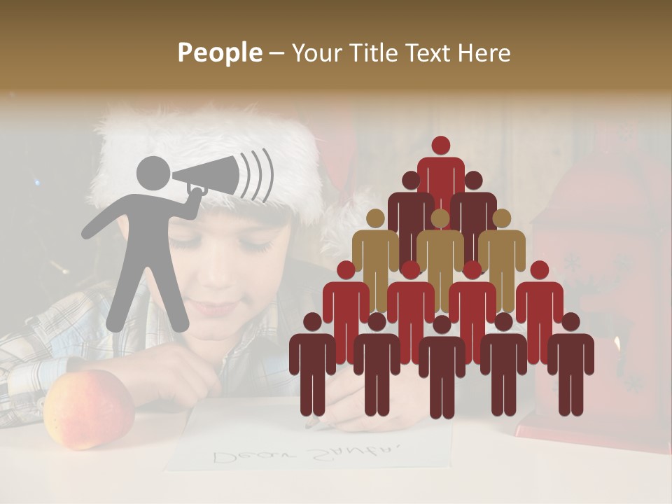 Wood Waiting Bauble PowerPoint Template