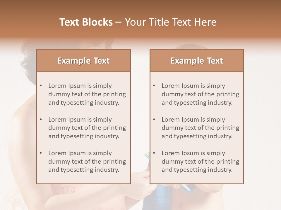 Boy Toothpaste Parent PowerPoint Template
