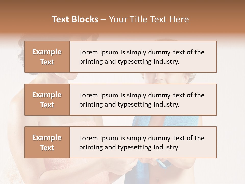 Boy Toothpaste Parent PowerPoint Template