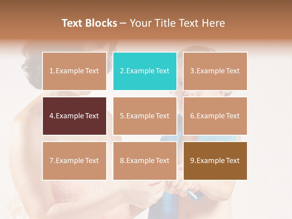 Boy Toothpaste Parent PowerPoint Template