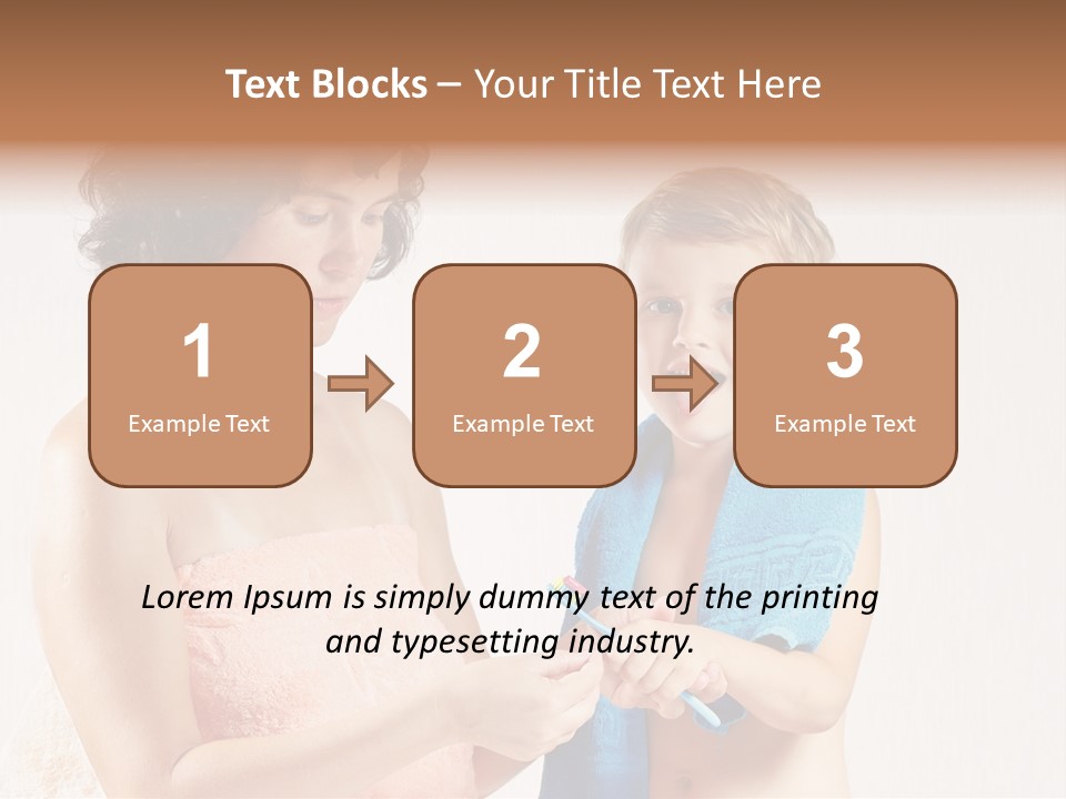 Boy Toothpaste Parent PowerPoint Template