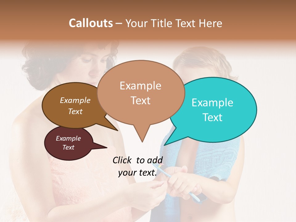 Boy Toothpaste Parent PowerPoint Template