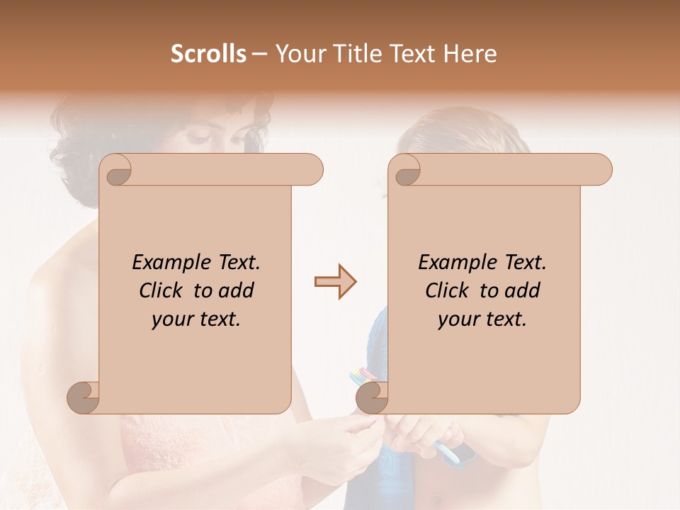 Boy Toothpaste Parent PowerPoint Template