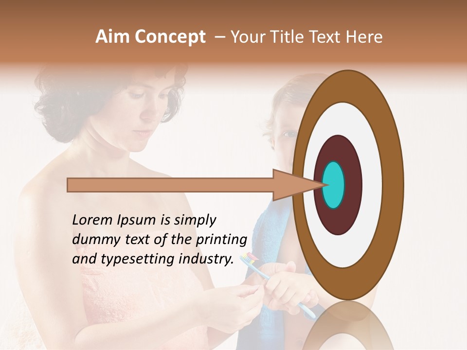 Boy Toothpaste Parent PowerPoint Template