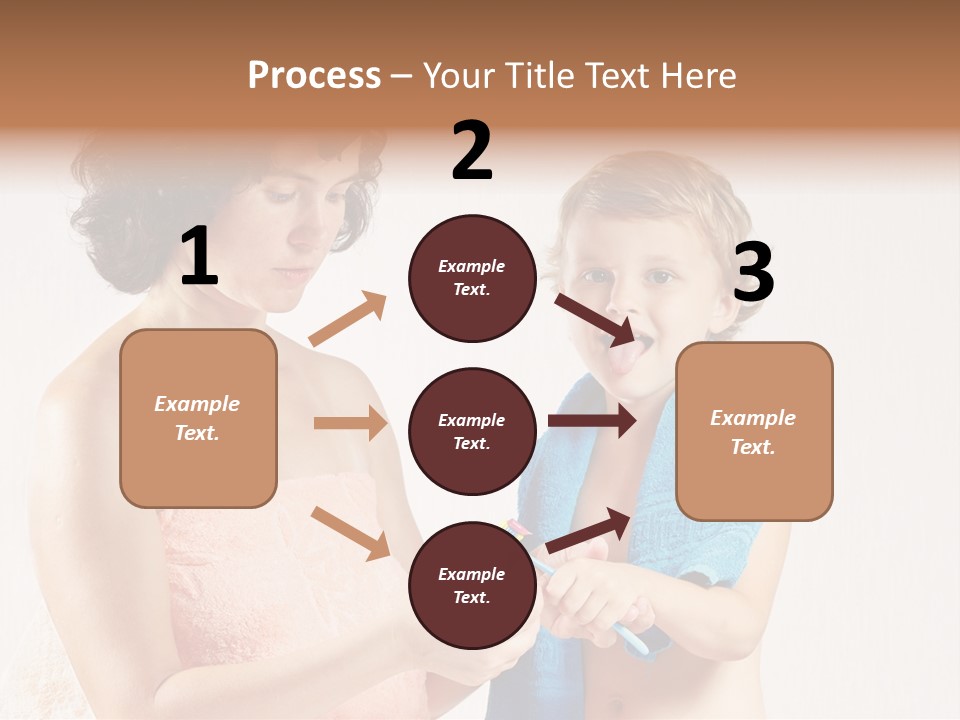 Boy Toothpaste Parent PowerPoint Template