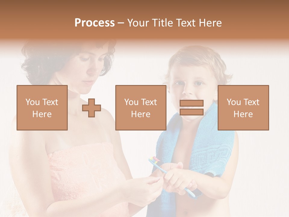 Boy Toothpaste Parent PowerPoint Template