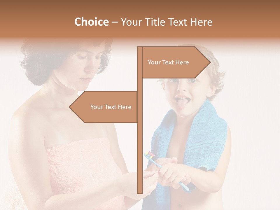 Boy Toothpaste Parent PowerPoint Template