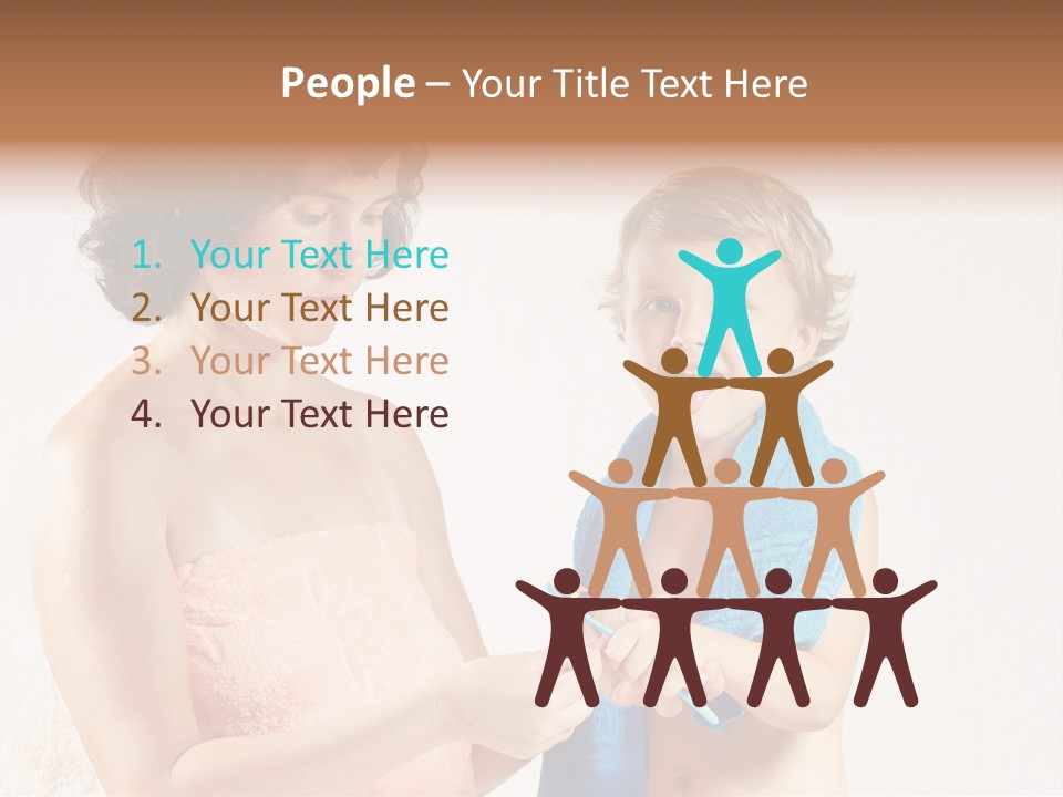 Boy Toothpaste Parent PowerPoint Template