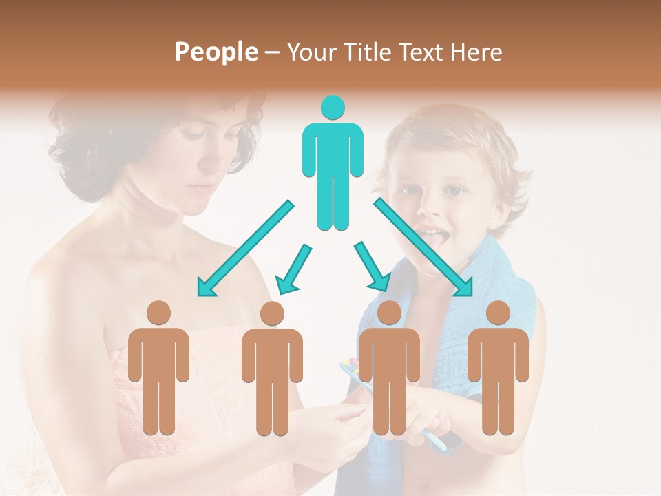 Boy Toothpaste Parent PowerPoint Template