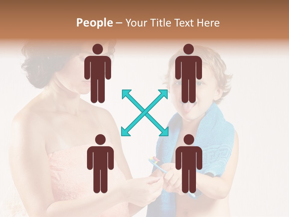 Boy Toothpaste Parent PowerPoint Template