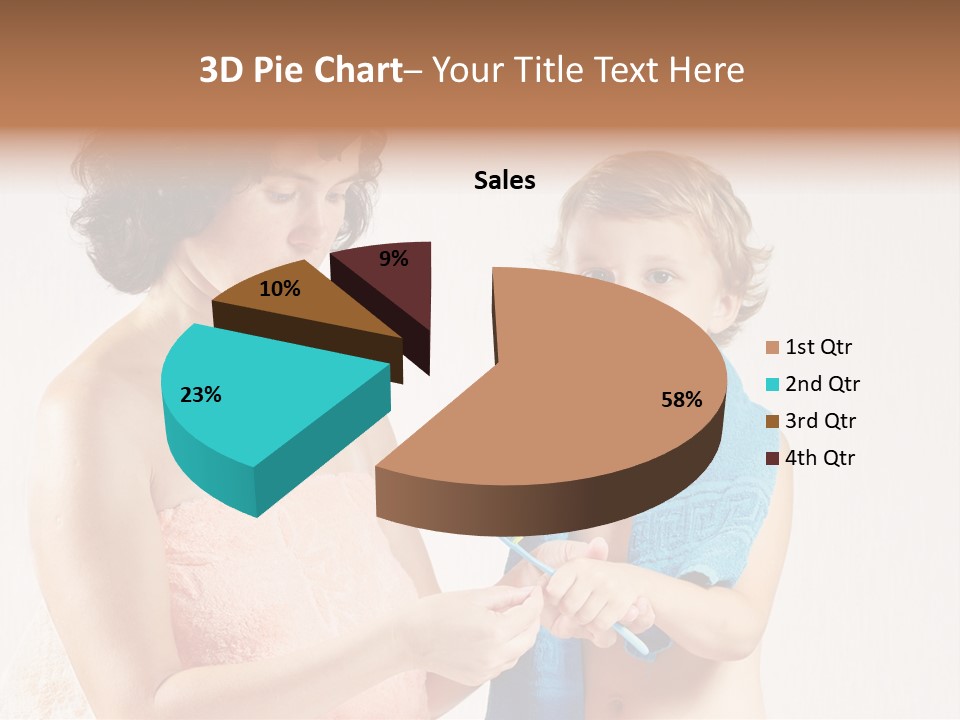 Boy Toothpaste Parent PowerPoint Template