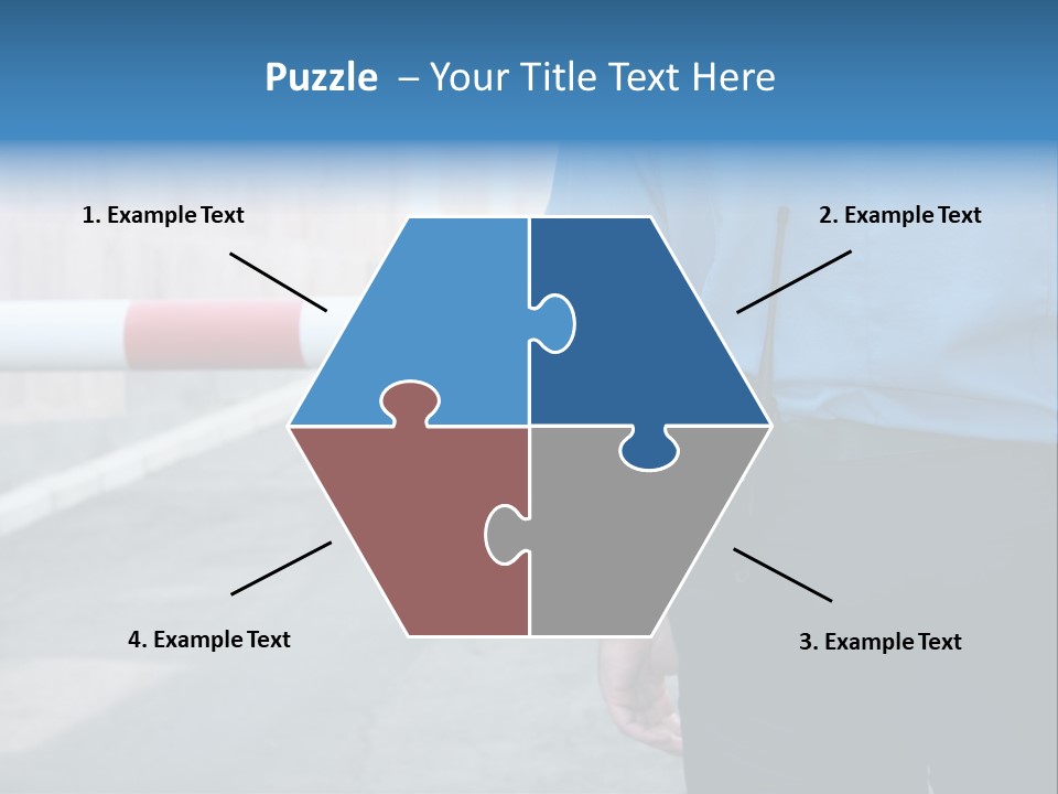 Looking Bodyguard Man PowerPoint Template