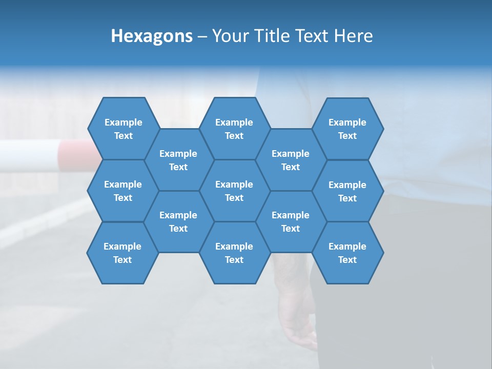 Looking Bodyguard Man PowerPoint Template