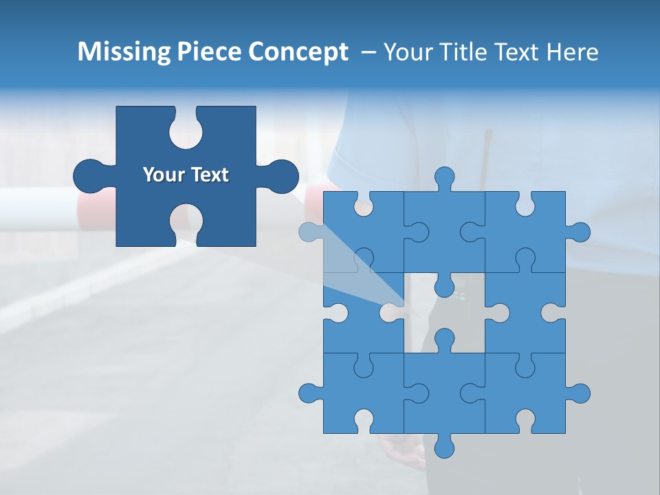 Looking Bodyguard Man PowerPoint Template