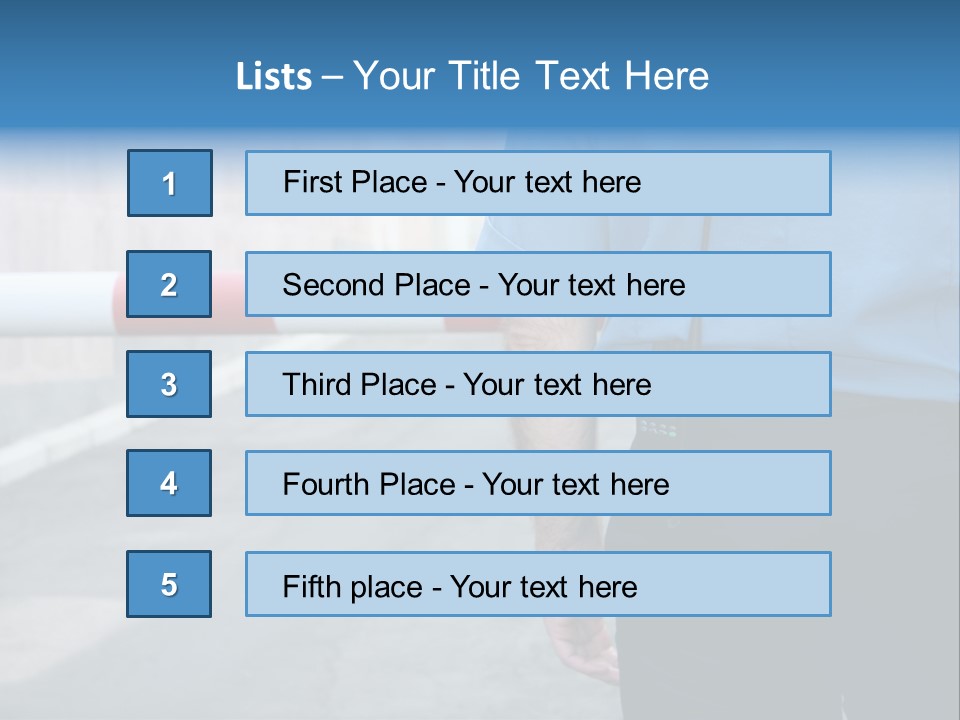 Looking Bodyguard Man PowerPoint Template