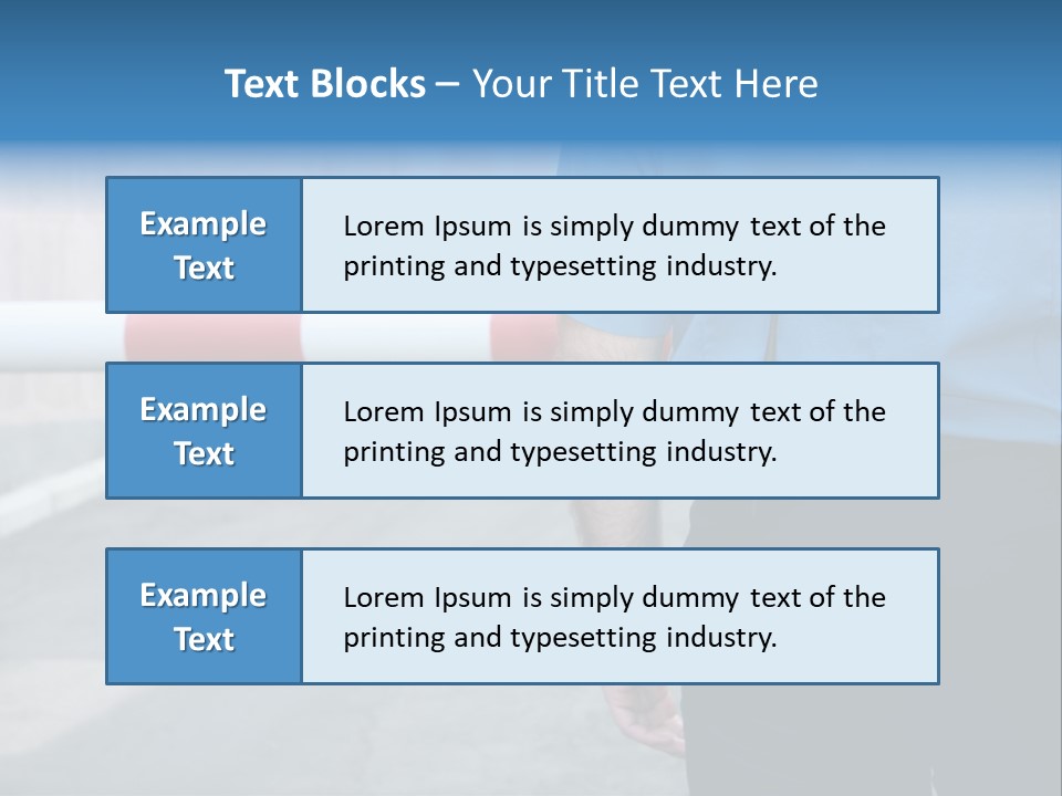 Looking Bodyguard Man PowerPoint Template