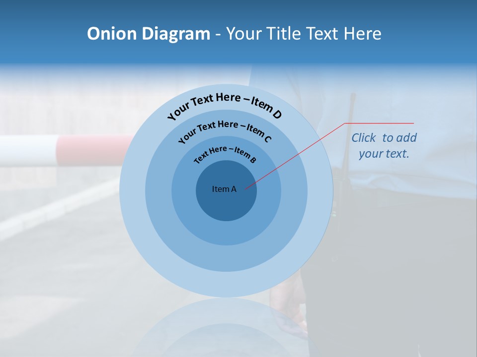 Looking Bodyguard Man PowerPoint Template