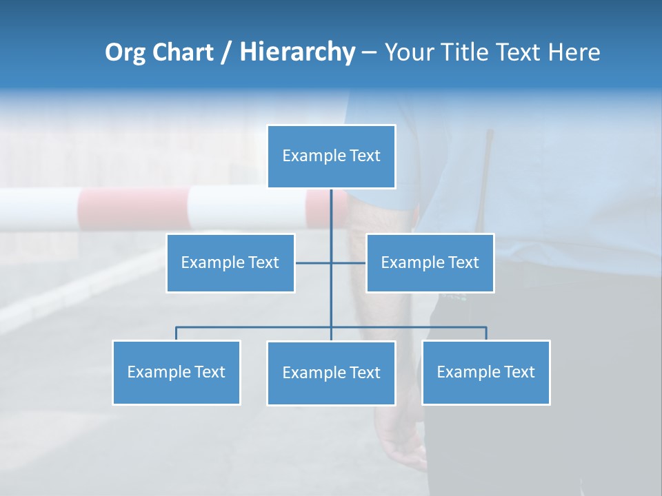 Looking Bodyguard Man PowerPoint Template