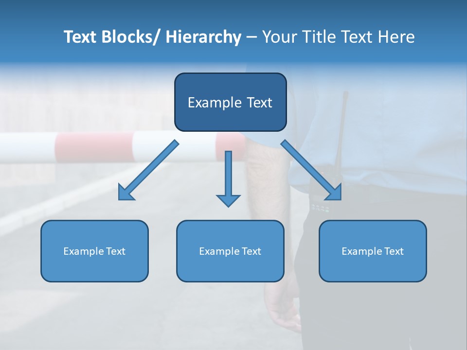 Looking Bodyguard Man PowerPoint Template