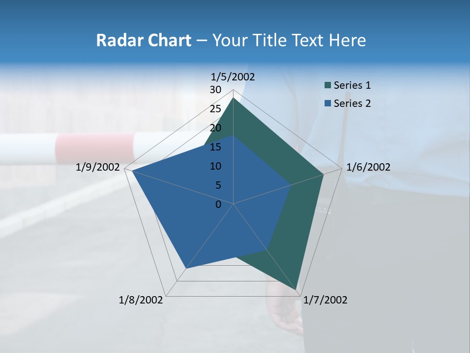 Looking Bodyguard Man PowerPoint Template