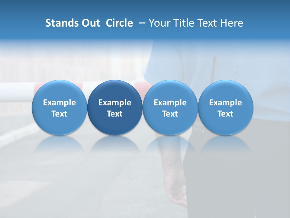 Looking Bodyguard Man PowerPoint Template