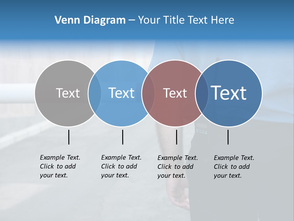 Looking Bodyguard Man PowerPoint Template