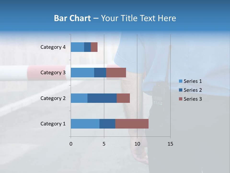 Looking Bodyguard Man PowerPoint Template