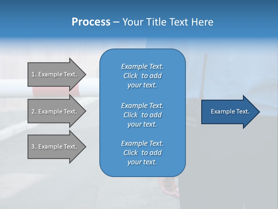 Looking Bodyguard Man PowerPoint Template
