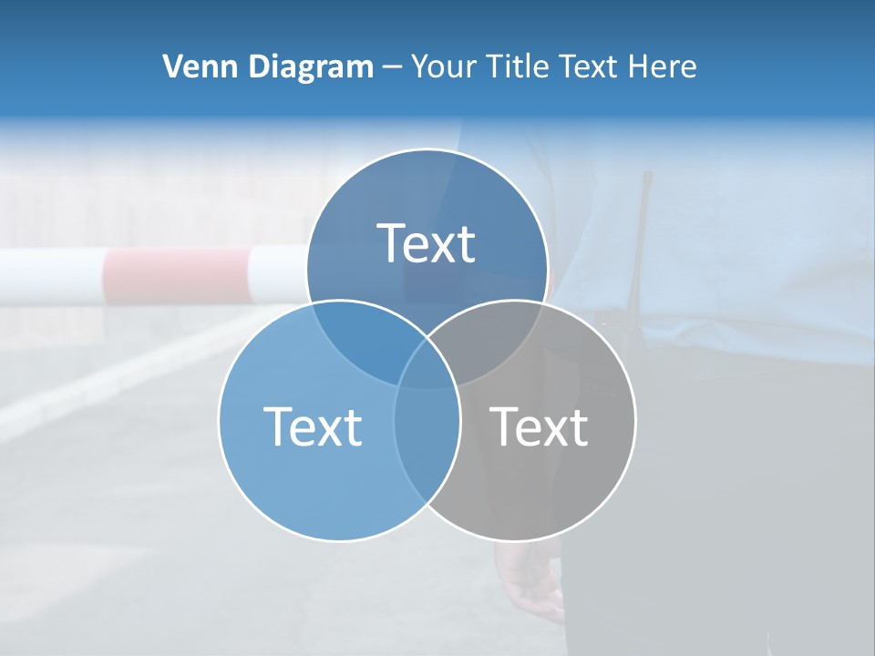 Looking Bodyguard Man PowerPoint Template