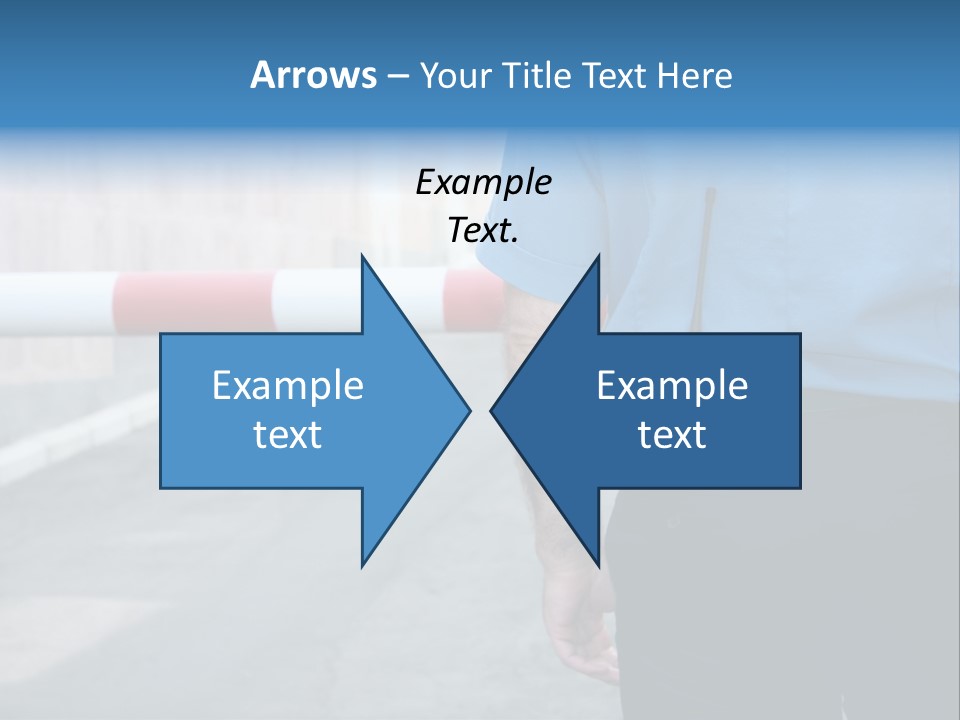 Looking Bodyguard Man PowerPoint Template